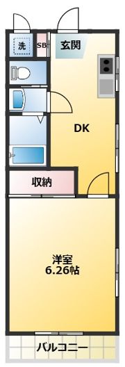 コーポアイリスの間取り画像