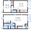 メゾネット名倉の間取り画像