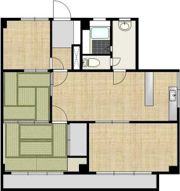 鴨居港マンションの間取り画像