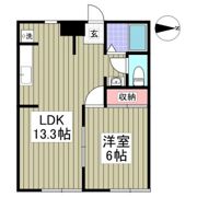 エリナハイムNo.1の間取り画像