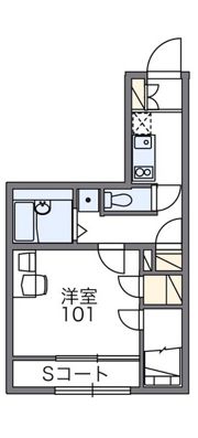 レオパレスシナジーの間取り画像