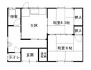 植田貸家の間取り画像