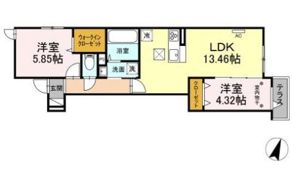 セレスティア瑞江Ⅱの間取り画像