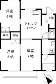 クレスト南足柄の間取り画像