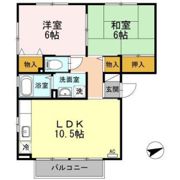 コーポラスヤナセⅡの間取り画像
