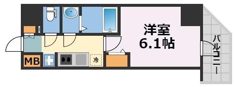 プレサンス天王寺 勝山の間取り画像
