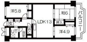 アーク江坂の間取り画像