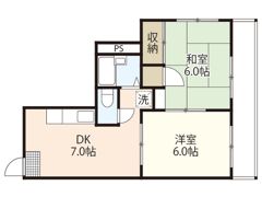 サンシャインODAの間取り画像