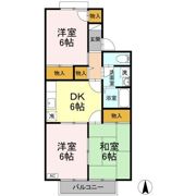 メゾン･ベルラルジュ ｵﾝｼｼﾞｭｰﾑ館の間取り画像