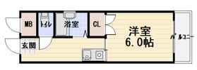 ウィング英の間取り画像