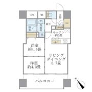 エミリブ東長崎の間取り画像
