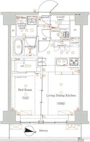 ディップス十条仲原イーストの間取り画像