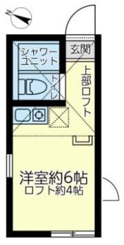 ラロシェル石川町の間取り画像