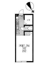 ハーミットクラブハウス西横浜の間取り画像