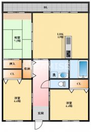カルディアひかりの間取り画像