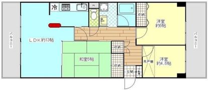 クリオ湘南追浜サニークレストの間取り画像
