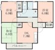 アンプルール B棟の間取り画像