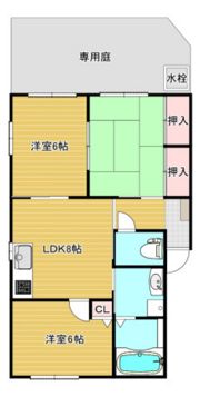 ダンク中山の間取り画像