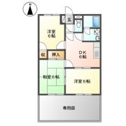サンコート立岩Bの間取り画像