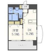 Luxe新大阪Ⅱの間取り画像