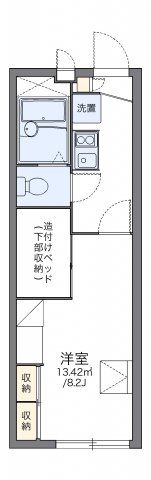 レオパレス今古賀の間取り画像