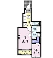 プラシード・Kの間取り画像