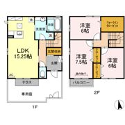 クウラージュ F棟の間取り画像