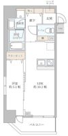 K-NEXT・南森町の間取り画像