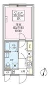防音マンション スカイラシクラス武蔵関の間取り画像