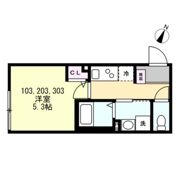 ベイルーム稲田堤の間取り画像