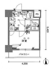 スカイコート神田第3の間取り画像