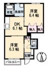 ピュアズ A棟の間取り画像