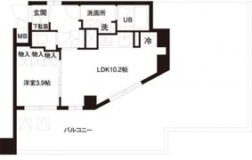 レジディア白金高輪の間取り画像