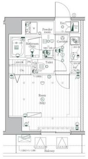 PREMIUM CUBE 駒込の間取り画像