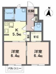ディアス 泉の間取り画像