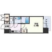 エスリード難波ALLUREの間取り画像