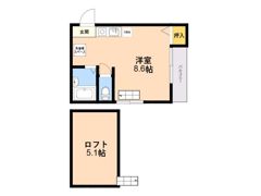 フルーヴHIRAOの間取り画像