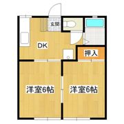 桂コーポ鈴木の間取り画像