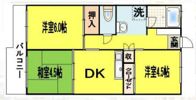 大産桜坂マンションの間取り画像