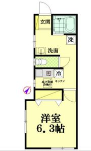 サンライズ六角橋の間取り画像