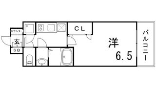 エスプレイス神戸ハーバーウエストの間取り画像