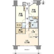 イニシア上町台筆ヶ崎の間取り画像