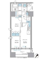 パークアクシス東日本橋の間取り画像