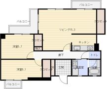 パーク・ノヴァ藤が丘南の間取り画像