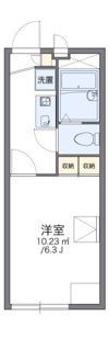 レオパレスメルベーユ参番館の間取り画像