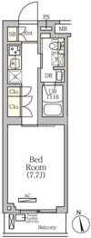 ARKMARK南品川の間取り画像