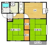 パルコ下陰の間取り画像