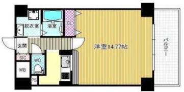 ブラーヴォ扇町の間取り画像