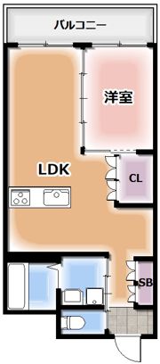 アルタス北堀江の間取り画像