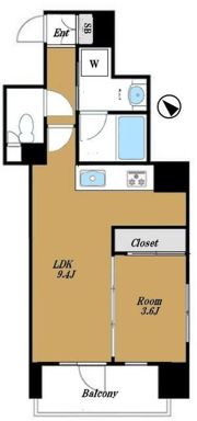 フェローネ入谷の間取り画像
